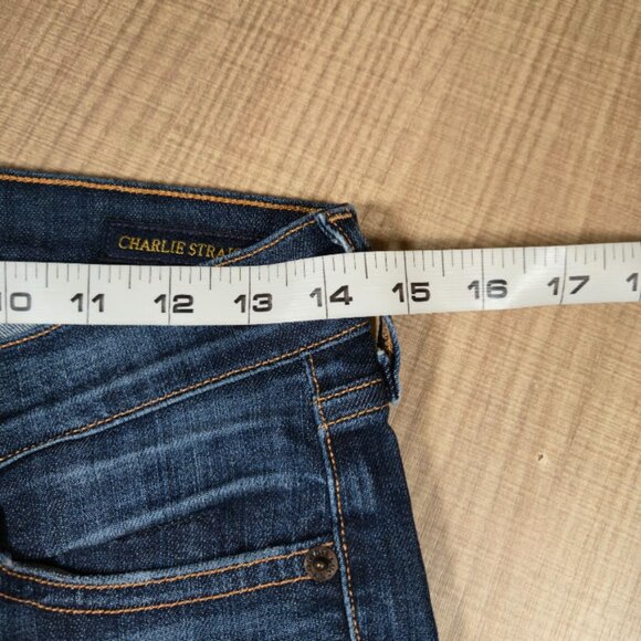 Lucky Brand Jeans Women Size 0 Blue Denim Charlie Straight Ankle Casual Classic - Picture 8 of 13